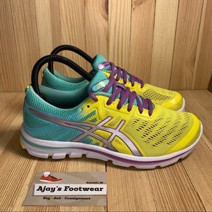 Asics Gel Electro 33 Women's Athletic Running Gym Shoes Yellow T461N Size: 6.5